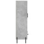 Aparador alto madera de ingeniería gris hormigón 69,5x31x115 cm de vidaXL, Aparadores - Ref: Foro24-830336, Precio: 66,99 €, ...