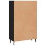 Hohes schwarzes Sideboard aus Holzwerkstoff, 69,5 x 31 x 115 cm von vidaXL, Sideboards - Ref: Foro24-830341, Preis: 94,31 €, ...