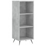 Estantería madera de ingeniería gris hormigón 34,5x32,5x90 cm de vidaXL, Aparadores - Ref: Foro24-828704, Precio: 45,87 €, De...