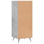 Concrete gray engineered wood shelf 34.5x32.5x90 cm by vidaXL, Sideboards - Ref: Foro24-828704, Price: 45,87 €, Discount: %