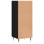 Aparador de madera de ingeniería negro 34,5x32,5x90 cm de vidaXL, Aparadores - Ref: Foro24-828709, Precio: 45,10 €, Descuento: %