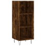 Aparador de madera de ingeniería roble ahumado 34,5x32,5x90 cm de vidaXL, Aparadores - Ref: Foro24-828729, Precio: 45,18 €, D...