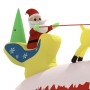 Inflatable Christmas Santa Claus and reindeer with LED 145 cm by vidaXL, Christmas lights - Ref: Foro24-345327, Price: 68,49 ...