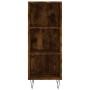 Aparador de madera de ingeniería roble ahumado 34,5x32,5x90 cm de vidaXL, Aparadores - Ref: Foro24-828729, Precio: 45,18 €, D...