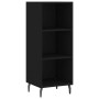 Aparador de madera de ingeniería negro 34,5x32,5x90 cm de vidaXL, Aparadores - Ref: Foro24-828749, Precio: 51,90 €, Descuento: %