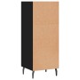 Aparador de madera de ingeniería negro 34,5x32,5x90 cm de vidaXL, Aparadores - Ref: Foro24-828749, Precio: 51,90 €, Descuento: %