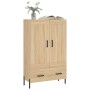 Aparador alto madera de ingeniería roble Sonoma 69,5x31x115 cm de vidaXL, Aparadores - Ref: Foro24-830335, Precio: 111,21 €, ...