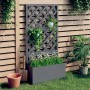 Jardinera con enrejado gris WPC 65x33x135 cm de vidaXL, Maceteros y jardineras - Ref: Foro24-362577, Precio: 149,88 €, Descue...