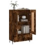 Aparador alto madera de ingeniería roble ahumado 69,5x31x115 cm de vidaXL, Aparadores - Ref: Foro24-830345, Precio: 68,70 €, ...