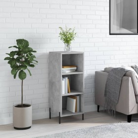 Concrete gray engineered wood sideboard 34.5x32.5x90 cm by vidaXL, Sideboards - Ref: Foro24-828744, Price: 48,99 €, Discount: %