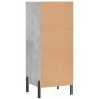 Aparador de madera de ingeniería gris hormigón 34,5x32,5x90 cm de vidaXL, Aparadores - Ref: Foro24-828744, Precio: 48,73 €, D...