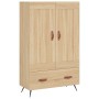 Aparador alto madera de ingeniería roble Sonoma 69,5x31x115 cm de vidaXL, Aparadores - Ref: Foro24-830295, Precio: 80,91 €, D...