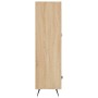 Aparador alto madera de ingeniería roble Sonoma 69,5x31x115 cm de vidaXL, Aparadores - Ref: Foro24-830295, Precio: 80,91 €, D...