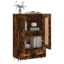 Aparador alto madera de ingeniería roble ahumado 69,5x31x115 cm de vidaXL, Aparadores - Ref: Foro24-830305, Precio: 80,68 €, ...