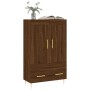 Aparador alto madera de ingeniería roble marrón 69,5x31x115 cm de vidaXL, Aparadores - Ref: Foro24-830315, Precio: 83,99 €, D...