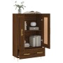 Aparador alto madera de ingeniería roble marrón 69,5x31x115 cm de vidaXL, Aparadores - Ref: Foro24-830315, Precio: 83,99 €, D...