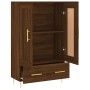 Aparador alto madera de ingeniería roble marrón 69,5x31x115 cm de vidaXL, Aparadores - Ref: Foro24-830315, Precio: 83,99 €, D...