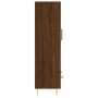 Aparador alto madera de ingeniería roble marrón 69,5x31x115 cm de vidaXL, Aparadores - Ref: Foro24-830315, Precio: 83,99 €, D...