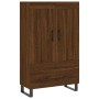 Aparador alto madera de ingeniería roble marrón 69,5x31x115 cm de vidaXL, Aparadores - Ref: Foro24-830355, Precio: 90,99 €, D...