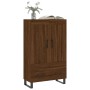 Aparador alto madera de ingeniería roble marrón 69,5x31x115 cm de vidaXL, Aparadores - Ref: Foro24-830355, Precio: 90,99 €, D...