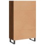 Aparador alto madera de ingeniería roble marrón 69,5x31x115 cm de vidaXL, Aparadores - Ref: Foro24-830355, Precio: 90,99 €, D...