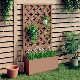 Jardinera con enrejado WPC 65x33x135 cm de vidaXL, Maceteros y jardineras - Ref: Foro24-362575, Precio: 149,99 €, Descuento: %