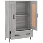 Aparador alto madera de ingeniería gris Sonoma 69,5x31x115 cm de vidaXL, Aparadores - Ref: Foro24-830330, Precio: 88,05 €, De...