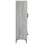 Tall Sonoma Gray Engineered Wood Sideboard 69.5x31x115 cm by vidaXL, Sideboards - Ref: Foro24-830330, Price: 88,05 €, Discoun...