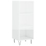 Glossy white engineered wood sideboard 34.5x32.5x90 cm by vidaXL, Sideboards - Ref: Foro24-828726, Price: 47,11 €, Discount: %