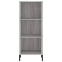 Aparador de madera de ingeniería gris Sonoma 34,5x32,5x90 cm de vidaXL, Aparadores - Ref: Foro24-828746, Precio: 50,26 €, Des...