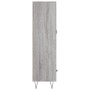 Tall Sonoma gray engineered wood sideboard 69.5x31x115 cm by vidaXL, Sideboards - Ref: Foro24-830322, Price: 85,40 €, Discoun...