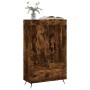 Tall sideboard engineered wood smoked oak 69.5x31x115 cm by vidaXL, Sideboards - Ref: Foro24-830297, Price: 83,44 €, Discount: %