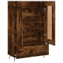 Aparador alto madera de ingeniería roble ahumado 69,5x31x115 cm de vidaXL, Aparadores - Ref: Foro24-830297, Precio: 83,44 €, ...