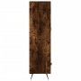 Aparador alto madera de ingeniería roble ahumado 69,5x31x115 cm de vidaXL, Aparadores - Ref: Foro24-830297, Precio: 83,44 €, ...