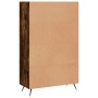 Tall sideboard engineered wood smoked oak 69.5x31x115 cm by vidaXL, Sideboards - Ref: Foro24-830297, Price: 83,44 €, Discount: %