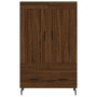 Aparador alto madera de ingeniería roble marrón 69,5x31x115 cm de vidaXL, Aparadores - Ref: Foro24-830347, Precio: 86,54 €, D...