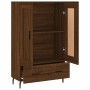 Aparador alto madera de ingeniería roble marrón 69,5x31x115 cm de vidaXL, Aparadores - Ref: Foro24-830347, Precio: 86,54 €, D...