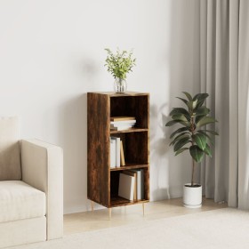 Aparador de madera de ingeniería roble ahumado 34,5x32,5x90 cm de vidaXL, Aparadores - Ref: Foro24-828721, Precio: 43,99 €, D...