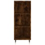 Aparador de madera de ingeniería roble ahumado 34,5x32,5x90 cm de vidaXL, Aparadores - Ref: Foro24-828713, Precio: 43,83 €, D...