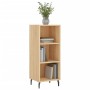 Aparador de madera de ingeniería roble Sonoma 34,5x32,5x90 cm de vidaXL, Aparadores - Ref: Foro24-828751, Precio: 51,53 €, De...