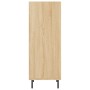 Aparador de madera de ingeniería roble Sonoma 34,5x32,5x90 cm de vidaXL, Aparadores - Ref: Foro24-828751, Precio: 51,53 €, De...