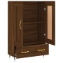 Aparador alto madera de ingeniería roble marrón 69,5x31x115 cm de vidaXL, Aparadores - Ref: Foro24-830307, Precio: 83,99 €, D...