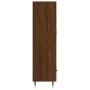 Tall engineered wood sideboard in brown oak 69.5x31x115 cm by vidaXL, Sideboards - Ref: Foro24-830307, Price: 83,28 €, Discou...