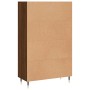 Tall engineered wood sideboard in brown oak 69.5x31x115 cm by vidaXL, Sideboards - Ref: Foro24-830307, Price: 83,28 €, Discou...