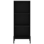 Black engineered wood sideboard 34.5x32.5x90 cm by vidaXL, Sideboards - Ref: Foro24-828741, Price: 50,26 €, Discount: %