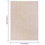 Dark beige short pile rug 240x340 cm by vidaXL, Rugs - Ref: Foro24-340343, Price: 149,11 €, Discount: %