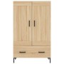 Aparador alto madera de ingeniería roble Sonoma 69,5x31x115 cm de vidaXL, Aparadores - Ref: Foro24-830327, Precio: 84,99 €, D...