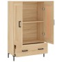 Aparador alto madera de ingeniería roble Sonoma 69,5x31x115 cm de vidaXL, Aparadores - Ref: Foro24-830327, Precio: 84,91 €, D...