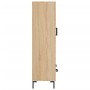 Aparador alto madera de ingeniería roble Sonoma 69,5x31x115 cm de vidaXL, Aparadores - Ref: Foro24-830327, Precio: 84,99 €, D...