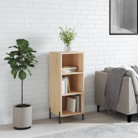 Aparador de madera de ingeniería roble Sonoma 34,5x32,5x90 cm de vidaXL, Aparadores - Ref: Foro24-828743, Precio: 48,99 €, De...